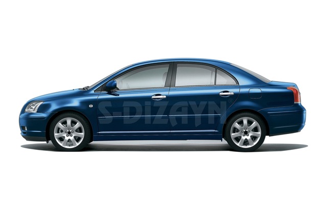 S-Dizayn Toyota Uyumlu Avensis Krom Kapı Kolu 4 Kapı 2003-2008