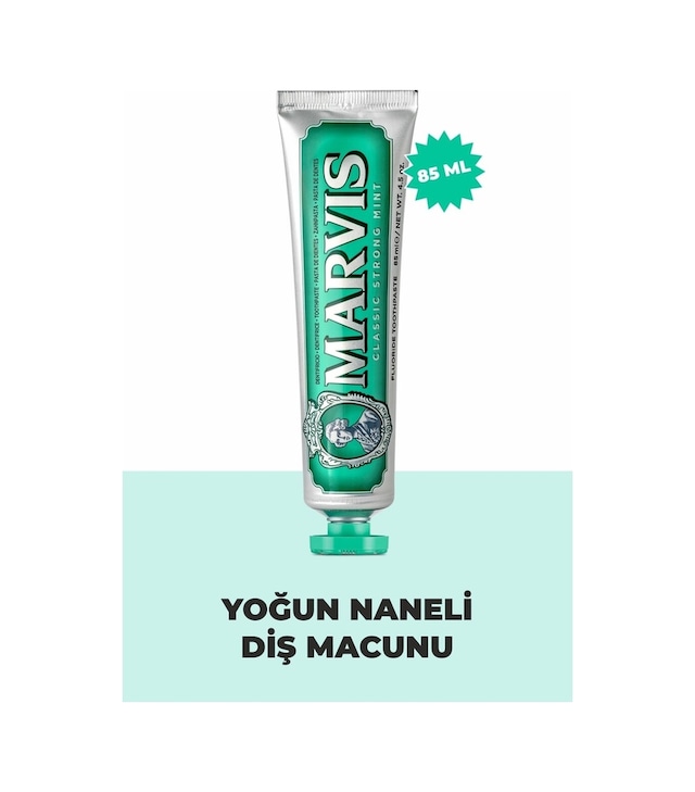 Marvis Classic Strong Mint Diş Macunu 85 ML
