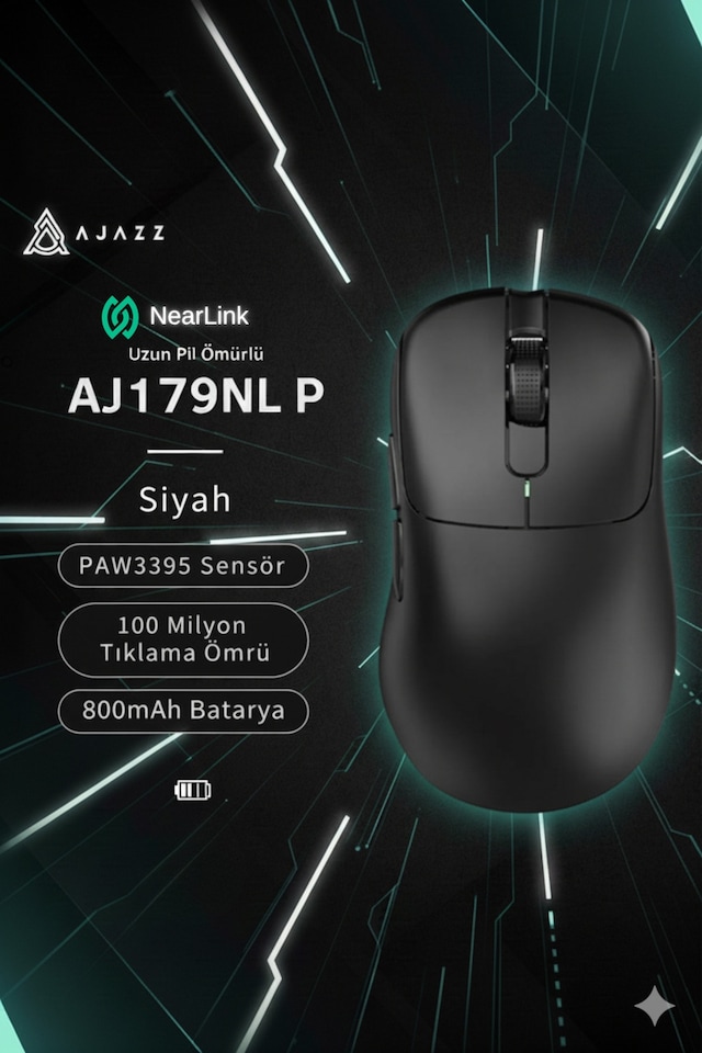 Aj179 Nl P Near-link 3 Modlu 1000hz 26.000 Dpı 800 Mah Batarya Paw 3395 - Yeni Nesil Bağlantı Modu Diğer