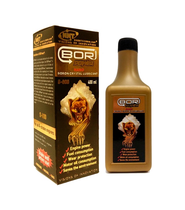 Bor Power S-600 Gold Güçlendirilmiş Bor İçerikli Motoryağ Katkıs
