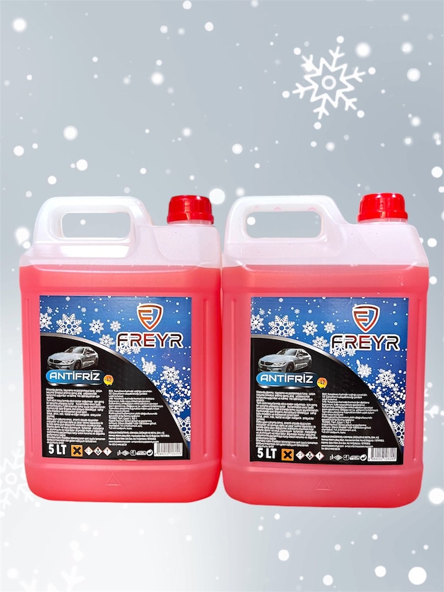 Kozalak Freyr 4 Mevsim -42 Kırmızı Antifriz 2x5 Lt 2 Adet