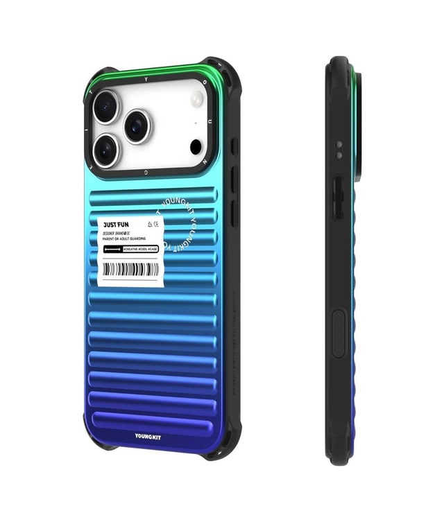İphone 17 Pro Max İle Uyumlu Kılıf The Secret Color Serisi Kapak Mavi