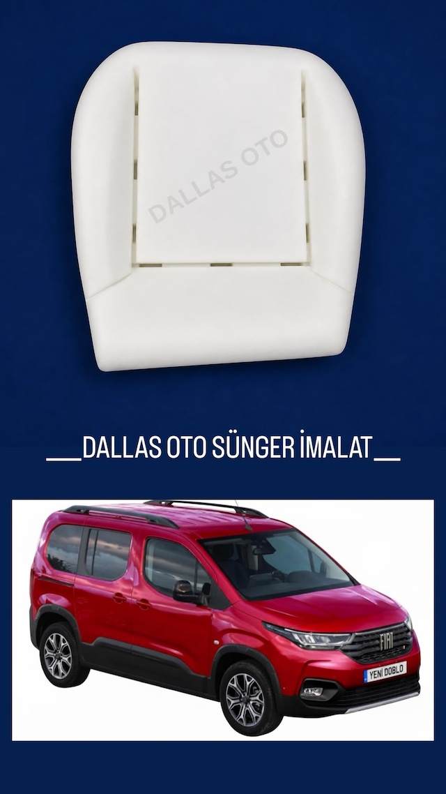 Fiat Doblo Yeni Uyumlu Koltuk Oturak Süngeri 2010-2022 1