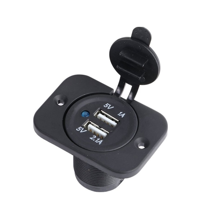 Çift Usb Araç Şarj Soketi 2.1A/1A - 12 V