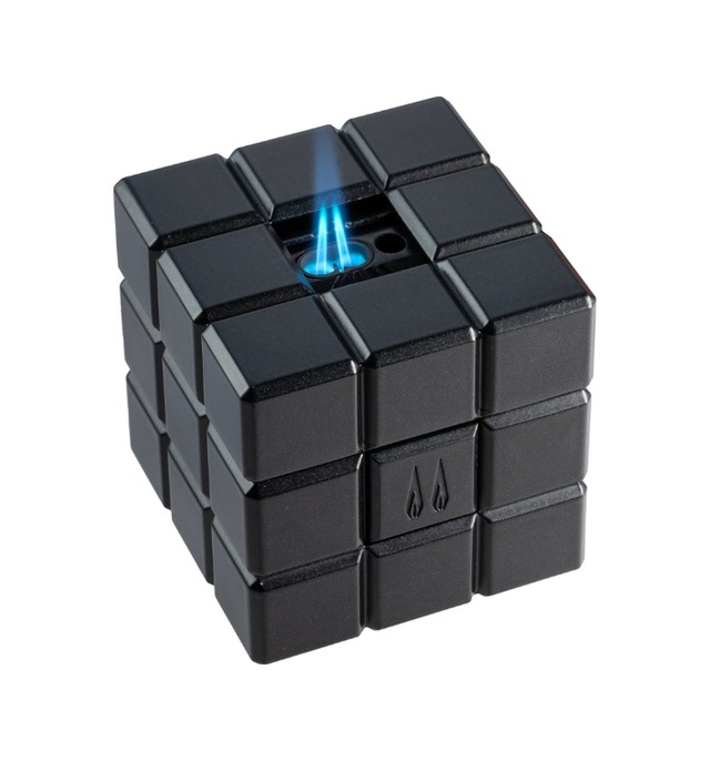 Colibri Heritage Çift Torch Pürmüz & Soft Flame Siyah Masa Tipi Puro Çakmağı