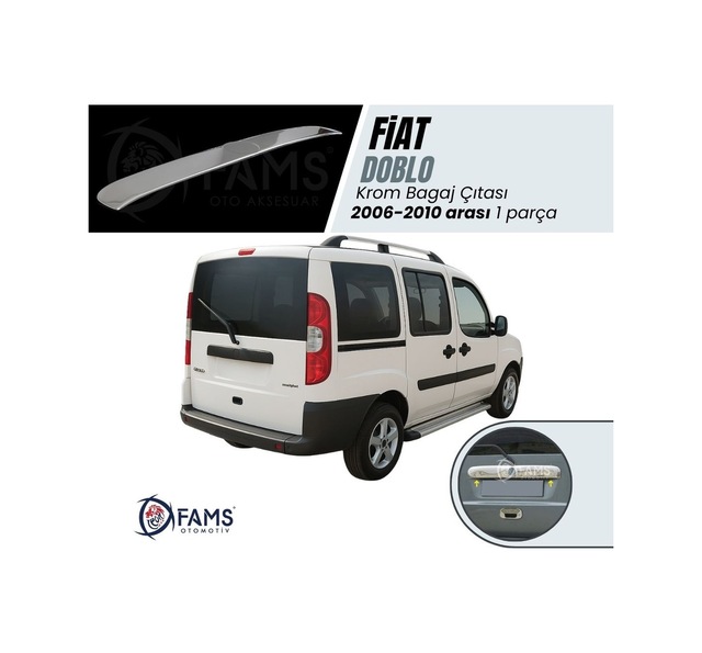 Fiat Doblo Krom Bagaj Çıtası 2006-2010 P. Çelik N11.6062