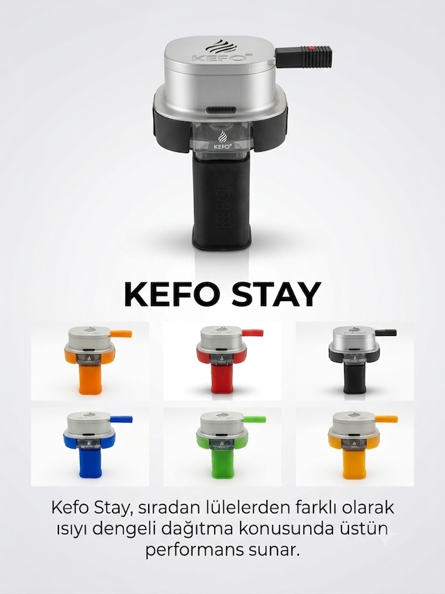 Kefo Stay Nargile Lülesi 6 Renk Karışık Gönderilir