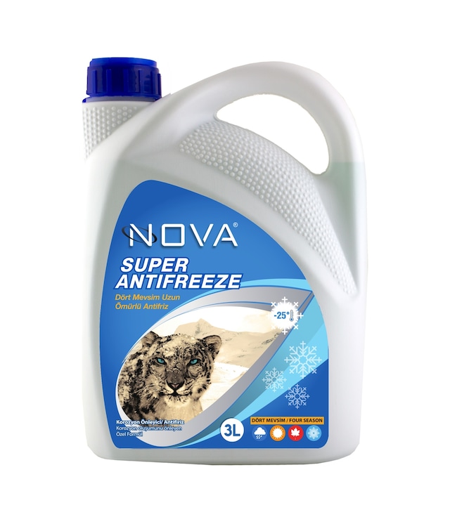 Nova Ultra -25 Derece 3 Litre Yeşil Antifriz 2 Adet