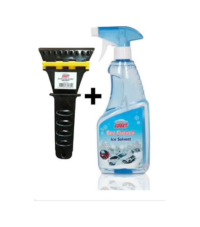 Buz Kazıyıcı Ve Buz Çözücü Sprey 500 Ml 2'li Set