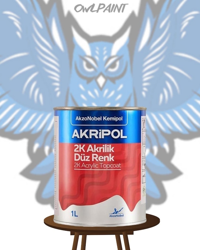 Akripol 1/1 Vw Lb9a/r Şeker Beyazı 2k Düz Boya