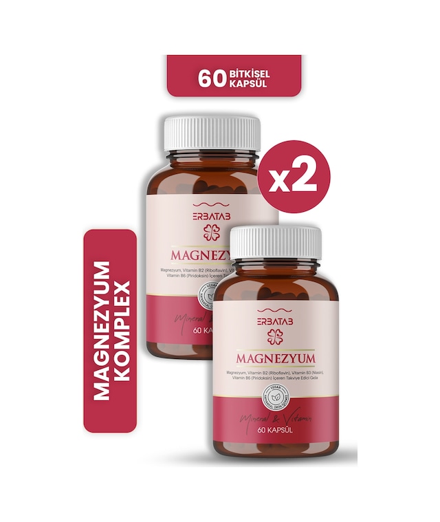 Erbatab Magnezyum 3' Lü Form 2'li Set