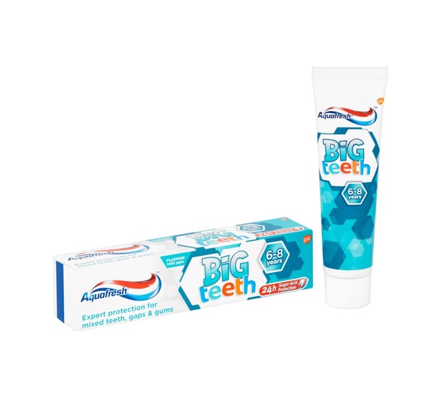 Aquafresh Big Teeth 6+ Yaş Çocuk Diş Macunu 50 ML