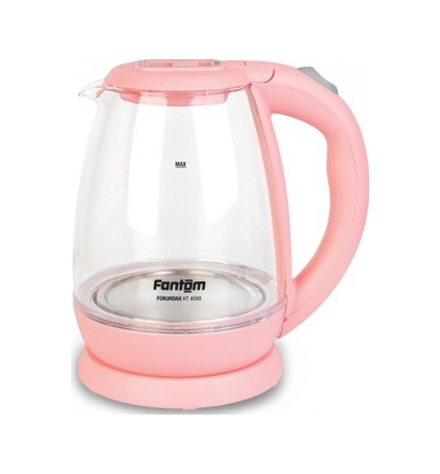 Fantom KT 4000 Fokurdak 1700 ML Cam Gövdeli Su Isıtıcı Kettle