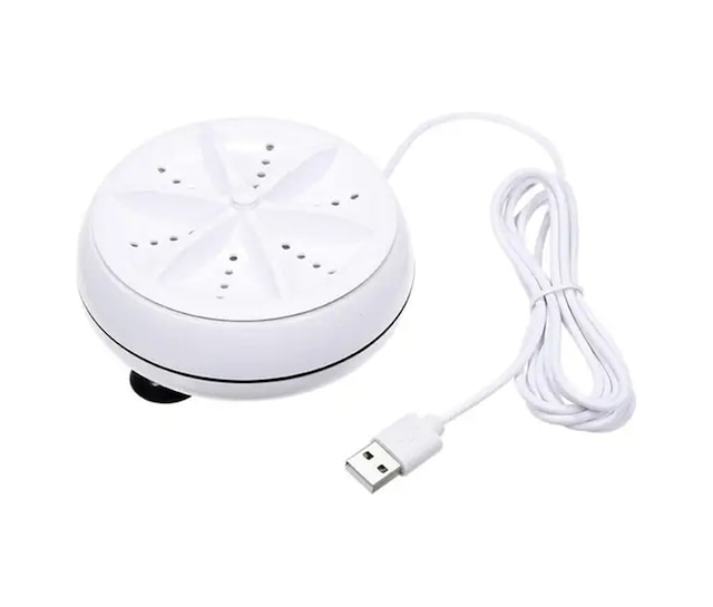 Ayt Sunup Taşınabilir Seyahat Tipi Mini Ultrasonik Usb Li Yıkama Makinesi Çamaşır Makinası 10x5.5 Cm
