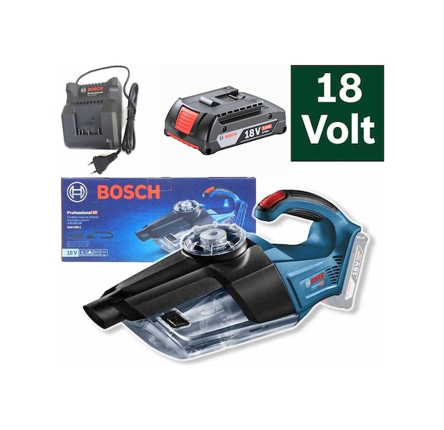 Bosch Gas 18v-1 Akülü El Süpürgesi 2 Ah Tek Batarya 8 Li Allen