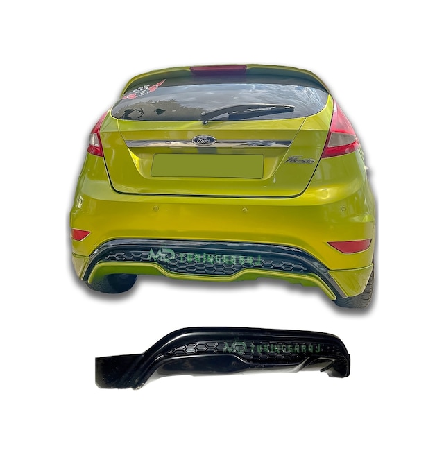 Ford Fiesta 2009-2017 Uyumlu Parlak Siyah Plastik St Difüzör