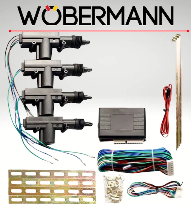 Wöbermann Merkezi Kilit Sistemi 4 Kapı, Sessiz Motor, Evrensel Uyum