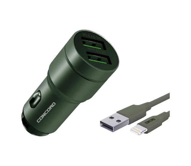 Concord C-773 Lightning Cable + Car Charger