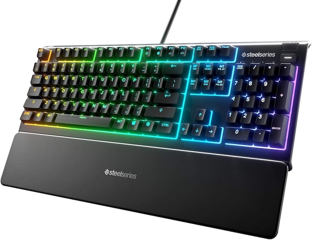 Steelseries Apex 3 USB Kablolu IP32 Suya Dayanıklı RGB Oyuncu Q Klavye