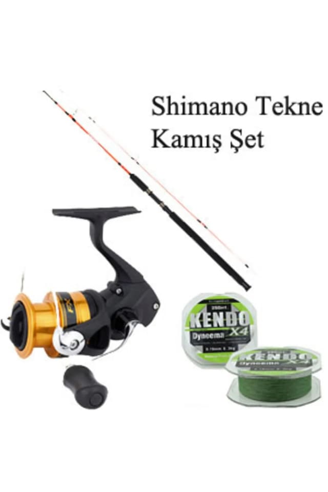 Shimano Fx 4000 Makina Ve Captain 1421 1.5 Mt Tekne Kamış Set