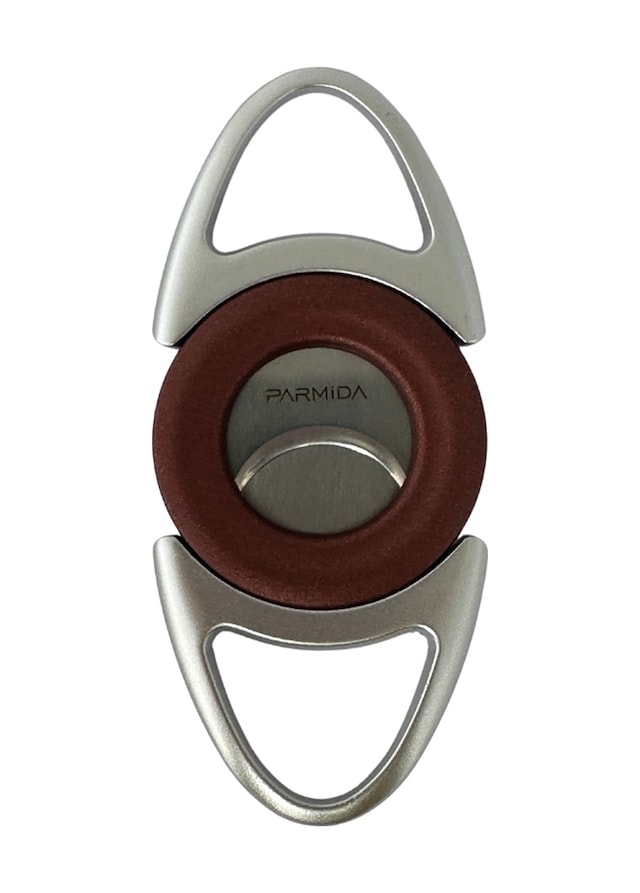 Parmida Gümüş-bordo Metal Puro Makası Kesici - Tr8324