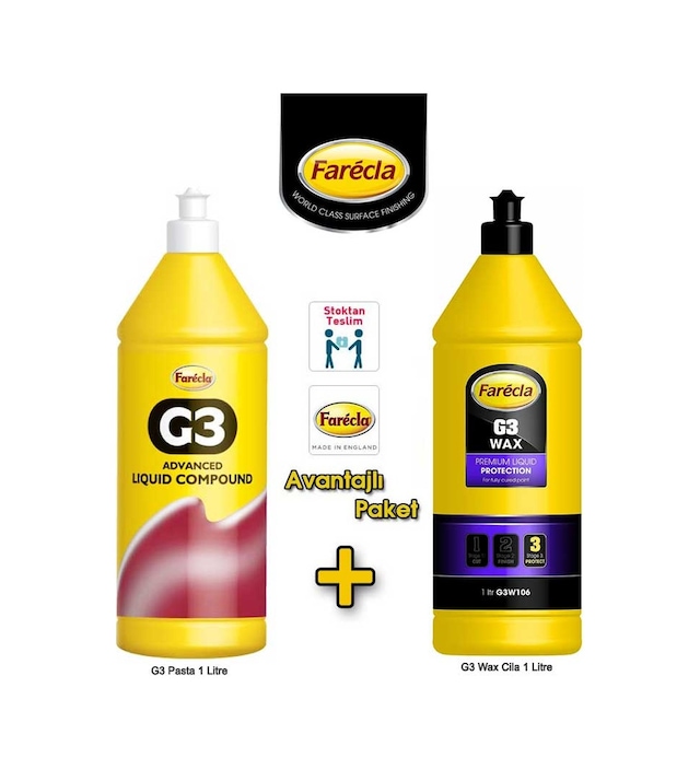 Farecla G3 Pasta 1 L G3 Wax Cila 1 L Set