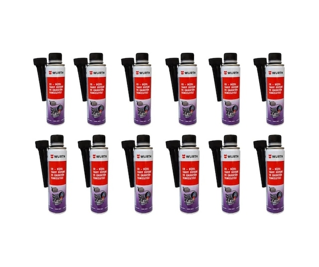 Würth 12'Li Dizel Enjektör Temizleyici 300 ML