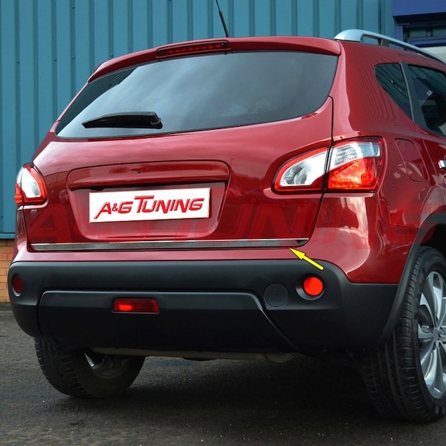Nissan Qashqai Krom Bagaj Alt Çıta Formlu 2010-2013 Paslanmaz Çel