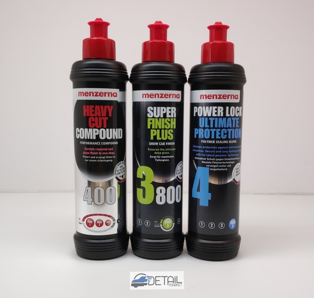 Menzerna 400 3800 Powerlock Pasta Hare ve Boya Koruma Seti 250 ML