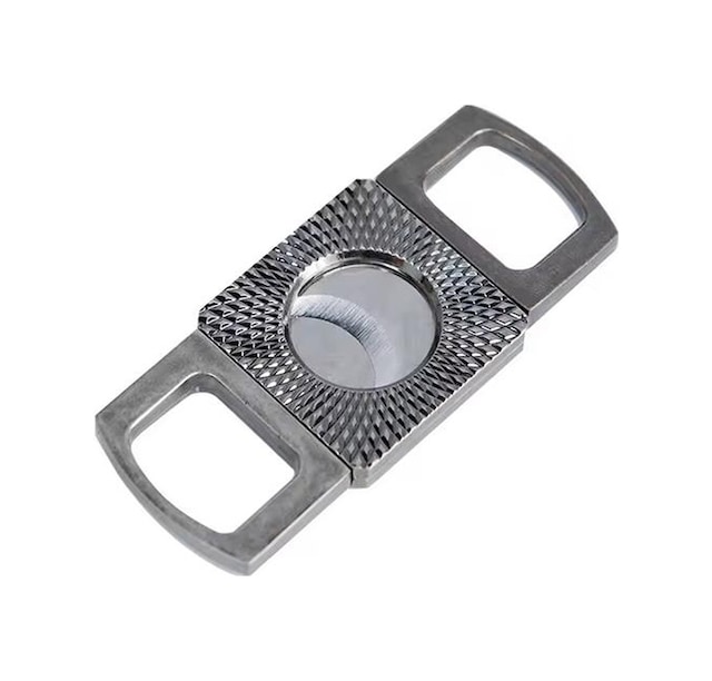 Gunmetal Metal İşlemeli Puro Makası Kesici
