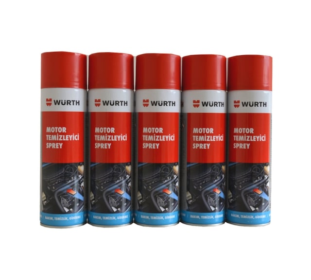 Würth 5X Motor Temizleyici Sprey500Ml 5Xwürth Motor Temizleyici