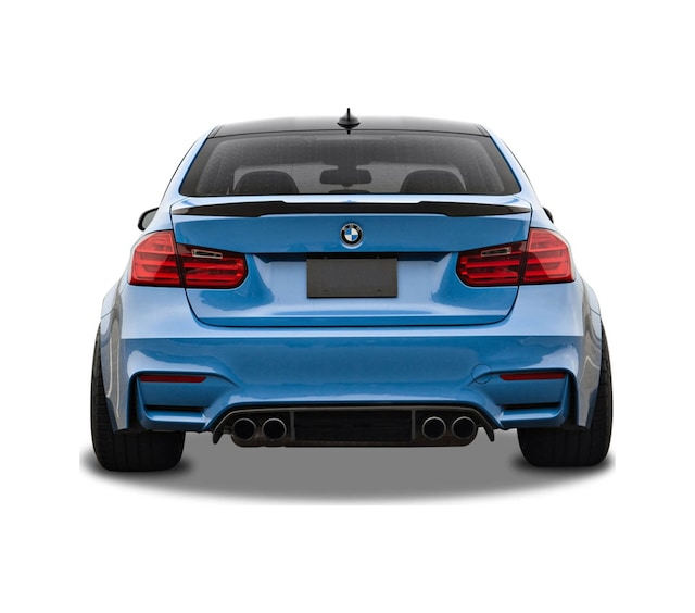 Bmw F30 Spoiler Bagaj Üstü F80 M4 Yarasa Tip Parlak Siyah Parlak Siyah - Piano Black