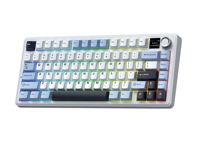 Aula F75 Max Mekanik Rgb Tkl Reaper Switch Kablosuz Makrolu Hot Swap Klavye Lacivert