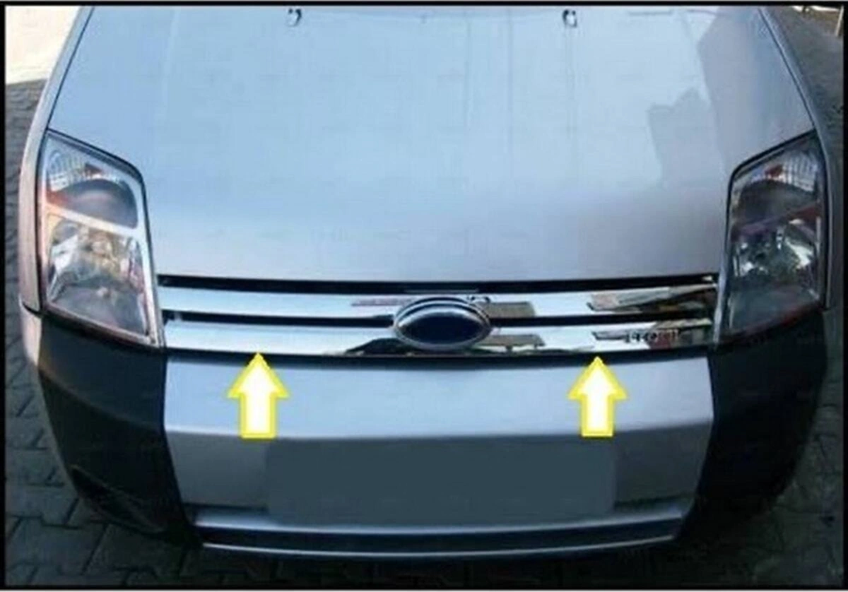 Ueskrom Ford Connect 2006-2007-2008 Krom Ön Panjur Paslanmaz Çelik