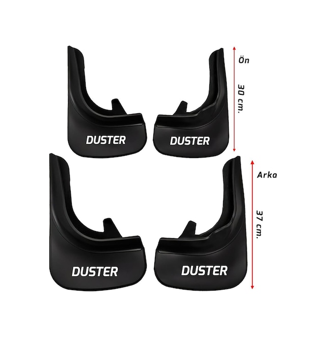 Dacia Duster Paçalık Tozluk Çamurluk Ön Arka 4'lü Set