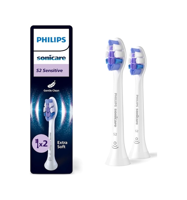 Philips Sonicare Sensitive Yedek Diş Fırçası Başlığı, 10 Kat Daha