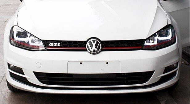 Vw Golf 7 Mk7 Gti Ön Panjur Izgara Kırmızı Şeritli 2012+