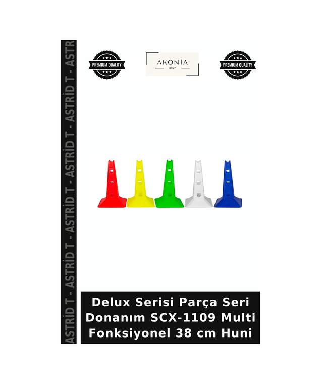 Delux Serisi Parça Seri Donanım Scx-1109 Multi Fonksiyonel 38 Cm Huni