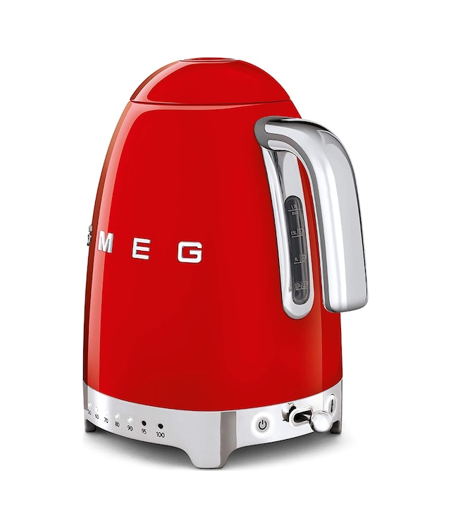Smeg KLF04 1.7 LT Paslanmaz Çelik Su Isıtıcı Kettle Kırmızı