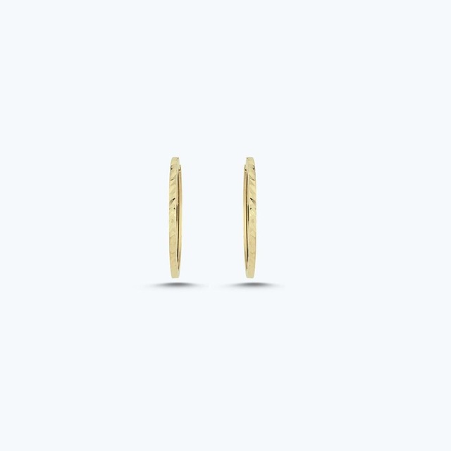 Altınbaş Altın Halka Küpe Akp0248-y-25977-20mm Çok Renkli