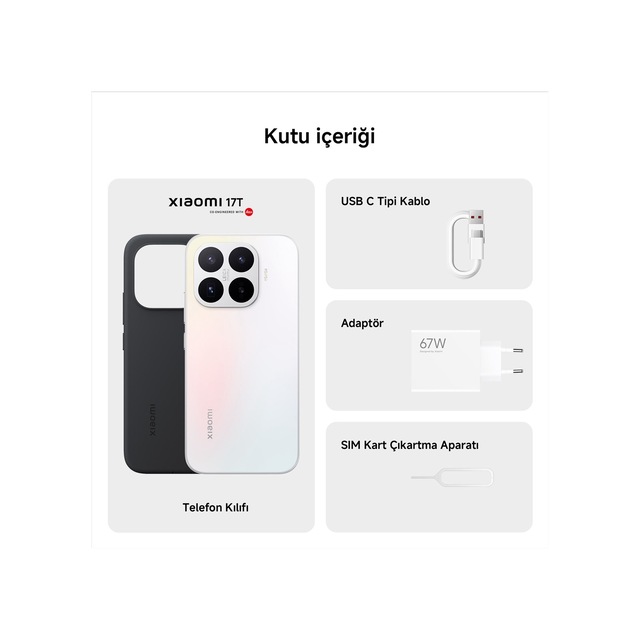 Xiaomi 17T 5G 12 GB 256 GB (Xiaomi Türkiye Garantili)