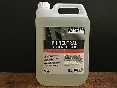 Valet Pro Ph Neutral Snow Foam Güvenli Yıkama Köpüğü 5 Lt