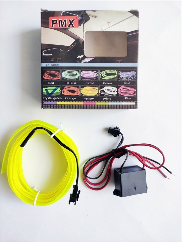 2 Metre 12V Limon Sarısı İp Neon İp Led Araç İçi Neon Led