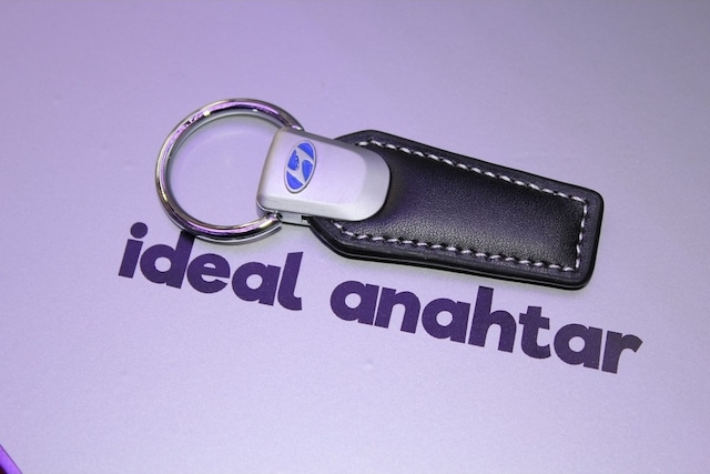 Venotto Hyundai Uyumlu Deri Anahtarlık Logo Amblem