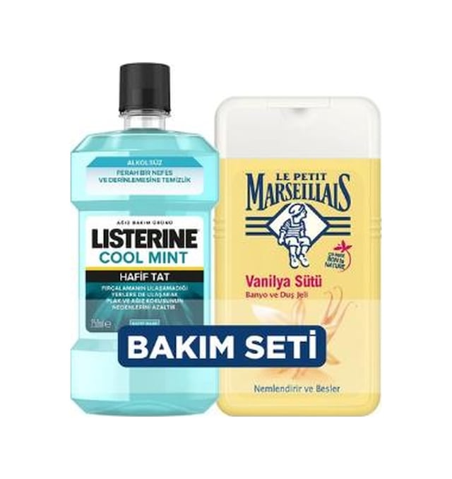 Listerine Ağız Bakım Suyu 250 Ml Ve Duş Jeli 250 Ml Seti