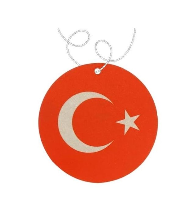 Techmaster Türk Bayrağı Tasarım Araç Asma Koku 5'li Paket