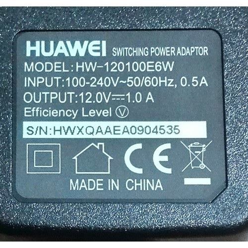 superonline huawei modem adaptoru 12 volt 1 amper hw 120100e6w