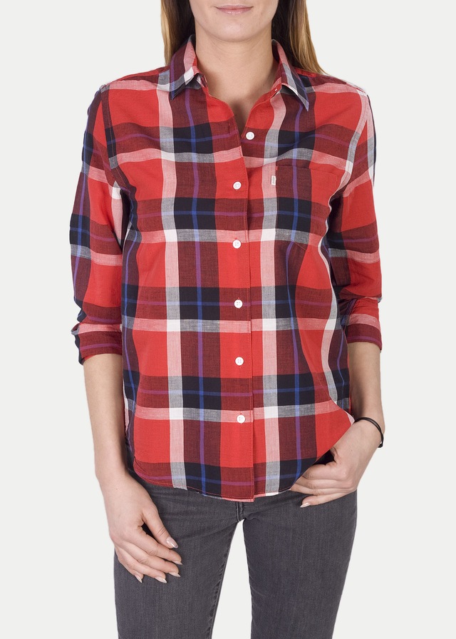 bayan uzun kollu gomlek 266770010 sidney 1 pocket boyfriend mix