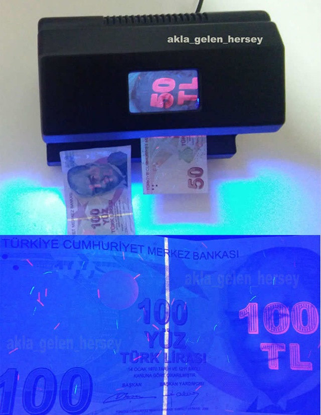 Optik Sensorlu Para Kontrol Cihazi Kizilotesi Uv Mor Isikli Micro Fiyatlari Ve Ozellikleri