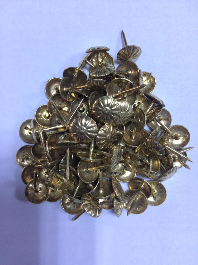 kabara raptiye civisi sari desenli capi 11 mm boy 12 mm 50 adet